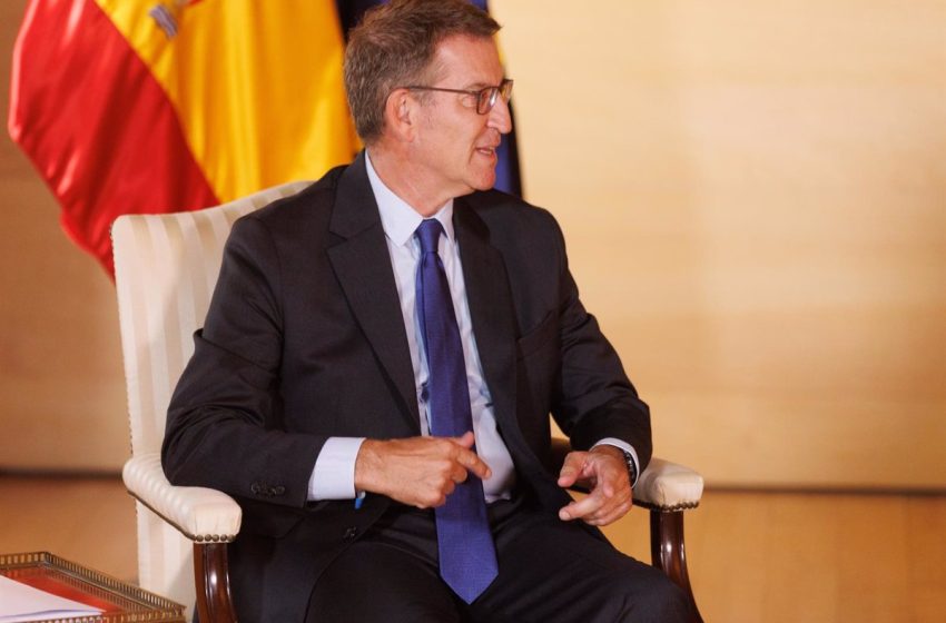  Feijóo exige a Sánchez rechazar las condiciones inaceptables de Puigdemont y se replantea verse con Junts