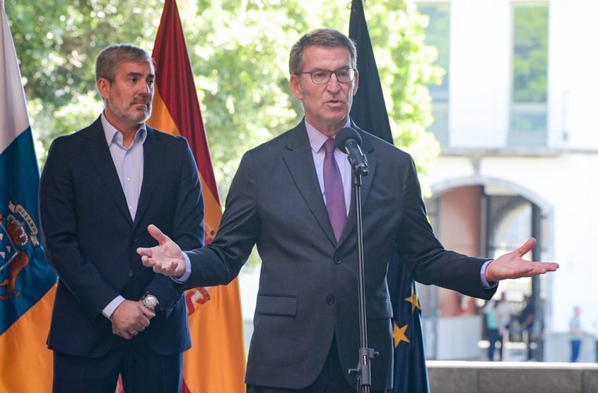  Feijóo pide al PSOE «recapacitar» ante el «chantaje» de Puigdemont y propone verse otra vez antes de la investidura