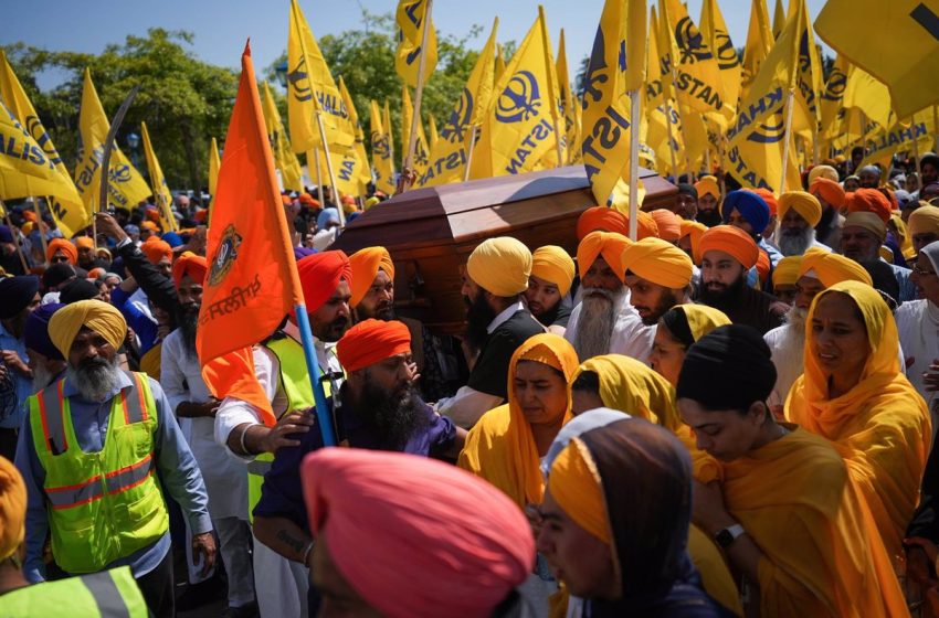  Canadá acusa a India de estar implicada en el asesinato de un líder independentista sij