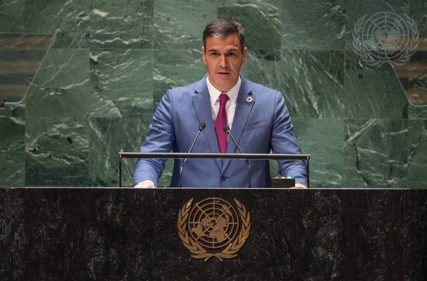  Sánchez destaca ante la ONU las acciones de España en materia de igualdad y contra el cambio climático